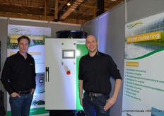 Roy Imming en Rinze Noordam voor de HortiZone van Agrozone.